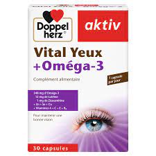 Aktiv vital yeux+Oméga-3, 30 Gélules