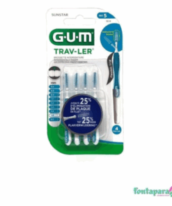 GUM Brossettes Traveler fine conique, bte de 4 (1614)