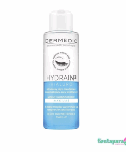 Dermedic Hydrain 3 Hialuro Eau Micellaire Bi phase Démaquillante 115ml