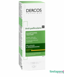 VICHY DERCOS ANTI-PELLICULAIRE SHAMPOOING TRAITANT CHEVEUX SECS 200ML