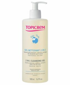Topicrem Bébé Gel Nettoyant 2 en 1, 500 ml